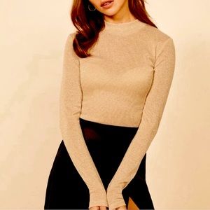 Reformation Junie Sparkle Top- NWT